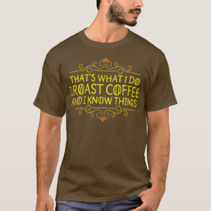 barista geschenken grappige koffie dranken Koffie T-shirt