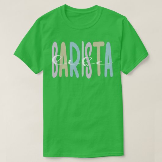 Barista Gifts Coffeemaker Coffe Bar Coffee Lover 1 T-shirt (Design voorkant)