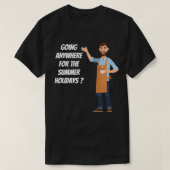 Barista Greeting T-shirt (Design voorkant)