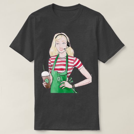 Barista Heaux T-shirt (Design voorkant)