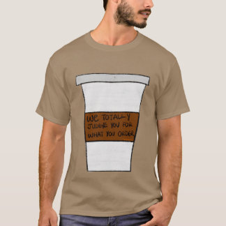 Barista humor 2 t-shirt