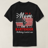 Barista Ix27m een moeder en een barman... niets ma T-shirt (Design voorkant)