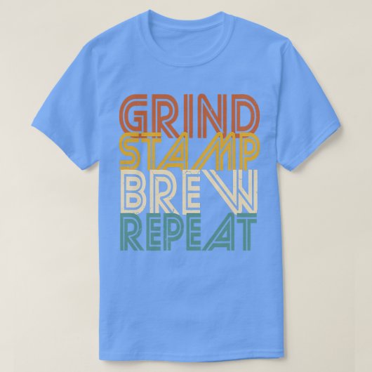 Barista Koffee Maker Merch Brew Day T-shirt (Design voorkant)