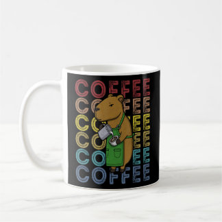 Barista koffie capybara capybarista cappuccinos mi koffiemok