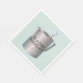 Barista koffie maken grappige dokter servet (Hoek)