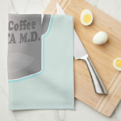 Barista koffie maken grappige dokter theedoek (Quarter Fold)