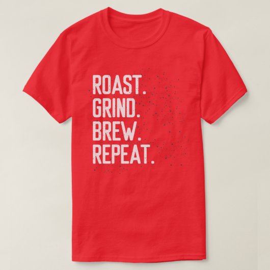 barista koffie t-shirt (Design voorkant)