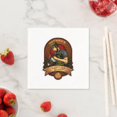 Barista  koffiewinkels aanpassen servet (Insitu)