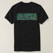 Barista manager 3 t-shirt (Design voorkant)