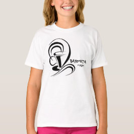 Barista ontwerp t-shirt