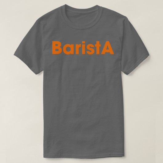 Barista Retro T-shirt (Design voorkant)