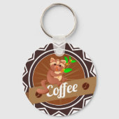 barista schorten koffiekopjes schortenschortendesi sleutelhanger (Achterkant)