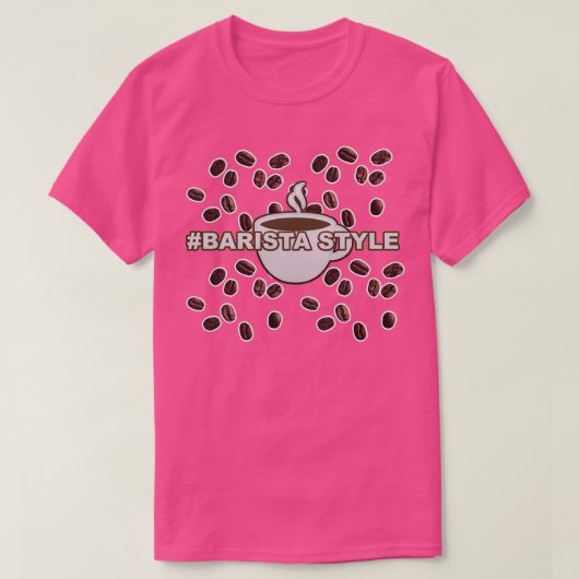 Barista Style 3 T-shirt (Design voorkant)