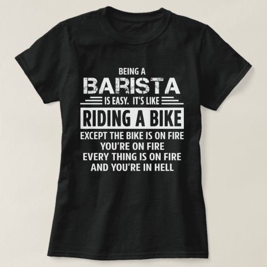 Barista T-shirt (Design voorkant)