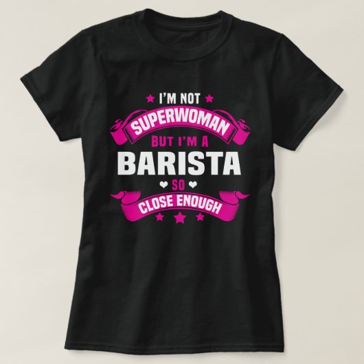 Barista T-shirt (Design voorkant)