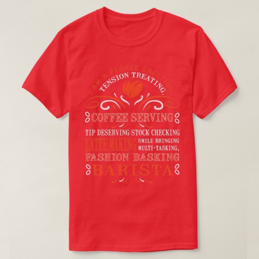 Barista T Shirt Classic TShirt (Design voorkant)