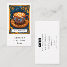 Barista Tarot Visitekaartje