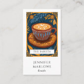 Barista Tarot Visitekaartje (Voorkant)