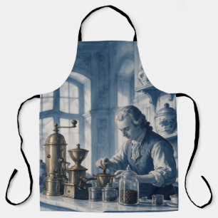 Barista uit de 1700's Berlijn Koffiehuis Delft Bla Schort
