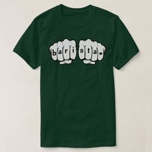Barista vesten 5 t-shirt (Design voorkant)