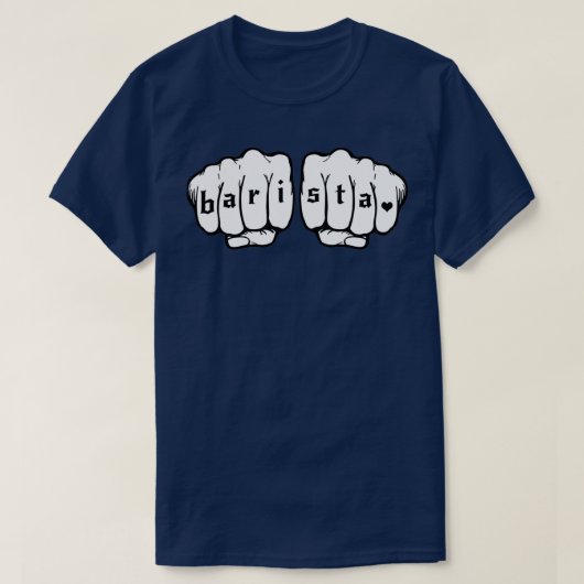Barista vesten 8 t-shirt (Design voorkant)