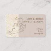 Barista Visitekaartje (Voorkant)