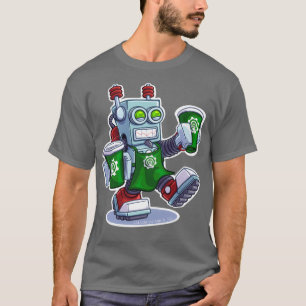 BaristaBot 9000 Robot T-shirt