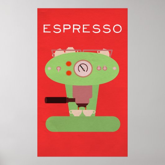 Barista's Art Collectie: Espresso Poster (Voorkant)