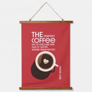 Baristas Koffie Café Hangend Wandkleed