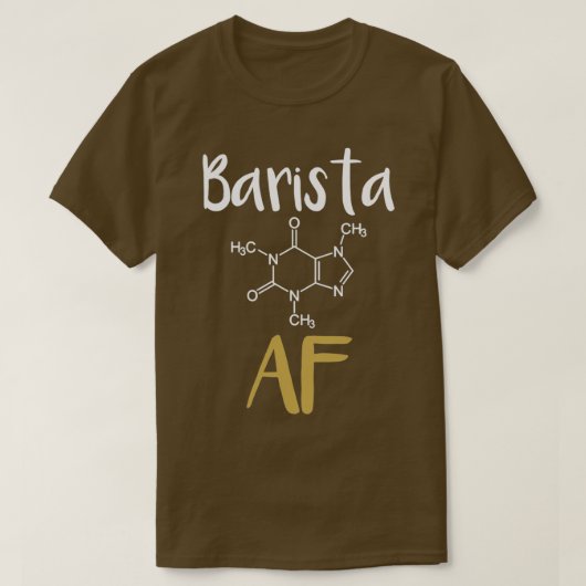 BaristaShirtFunnyBaristaBaristaT T-shirt (Design voorkant)