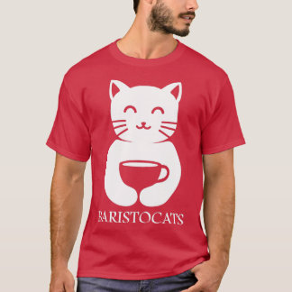 Baristo Cat Coffee Barista Shirt 3