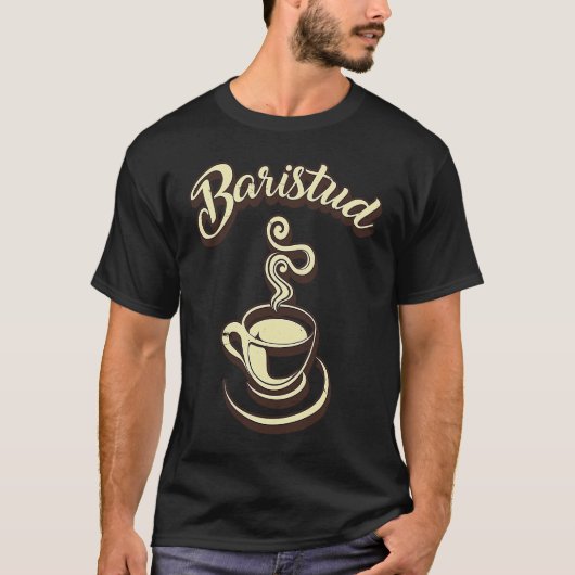 Baristud Barista Cafe T-shirt (Voorkant)