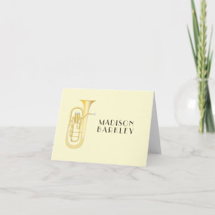 Bariton Musicus Band Docent Notitiekaart