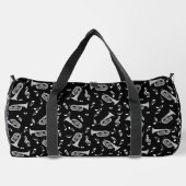 Bariton Muzieknoten Treble Clef Print Cut Naaizak Plunjezak (Achterkant)