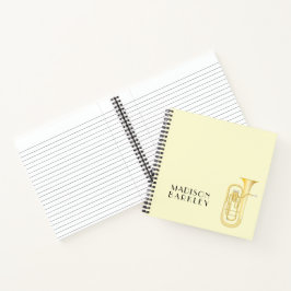 Bariton-muzikant-bandleraar-notitieboek Notitieboek