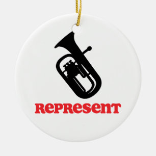 bariton vertegenwoordigen keramisch ornament