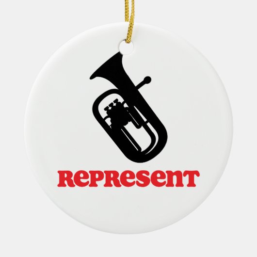 bariton vertegenwoordigen keramisch ornament (Voorkant)