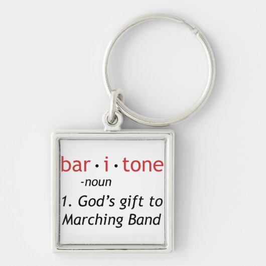 Baritondefinitie Sleutelhanger (Voorkant)