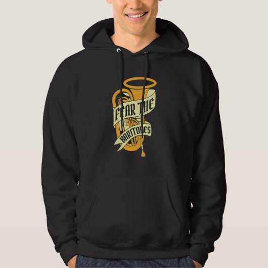 Baritone Bass Euphonium 1 Hoodie (Voorkant)