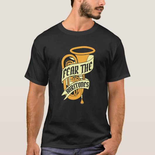 Baritone Bass Euphonium 1 T-shirt (Voorkant)