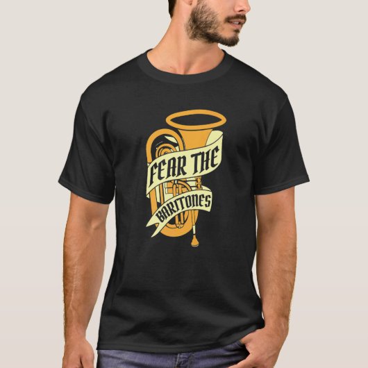 Baritone Bass Euphonium 1 T-shirt (Voorkant)