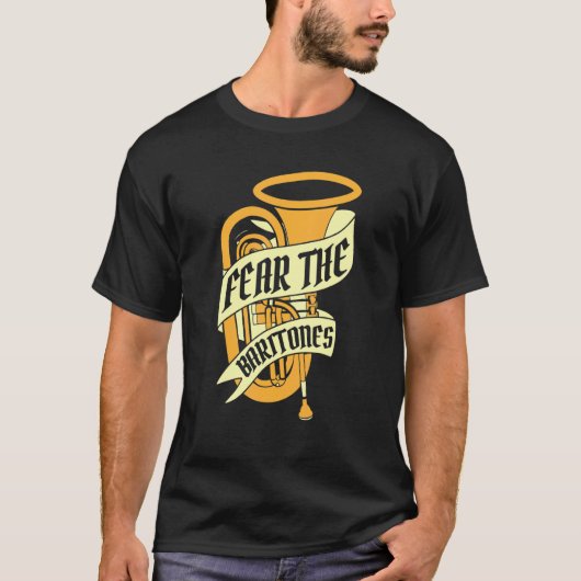 Baritone Bass Euphonium 1 T-shirt (Voorkant)