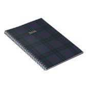 Baritone Blue Plaid Notitieboek (Rechterzijde)