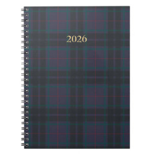 Baritone Blue Plaid Notitieboek