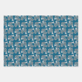 Baritone Crosshatch Inpakpapier Vel (Voorkant)