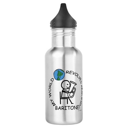 Baritone - de wereld revolt rond waterfles  (Links)