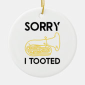 Baritone Definition Funny Orchestra Singer Keramisch Ornament (Voorkant)