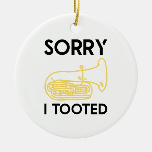 Baritone Definition Funny Orchestra Singer Keramisch Ornament (Voorkant)