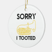 Baritone Definition Funny Orchestra Singer Keramisch Ornament (Links)