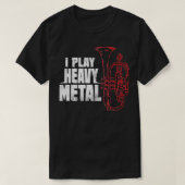 Baritone Euphonium Player Shirt Funny Marching Ban (Design voorkant)